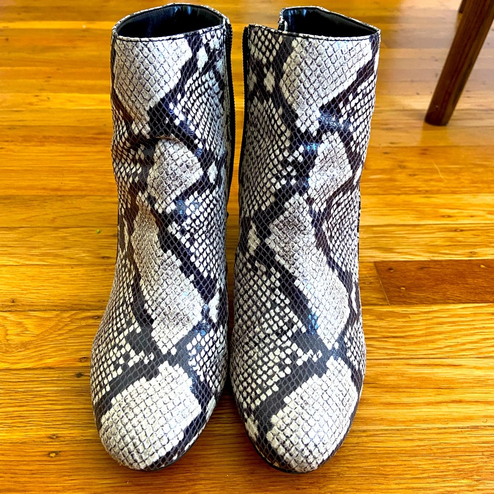 I.N.C Tan Snake Skin Boots